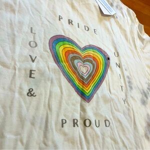 American Eagle Pride Tie Dye Pride Heart T-shirt